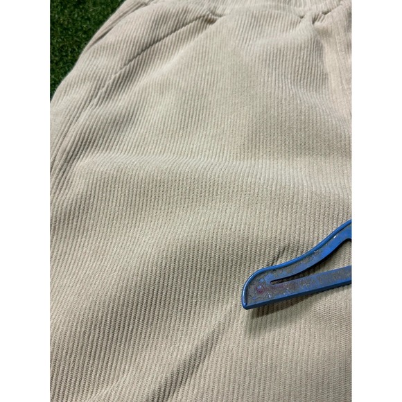 Halara Pants Womens XL Petite Beige Corduroy Wide Leg Classic Stretch Pull On‎ - Picture 3 of 5